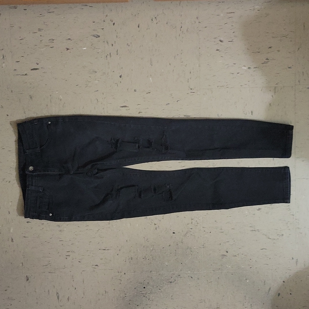 SHEIN Ripped Skinny Jeans